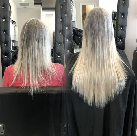 Before And After Hair Extensions Toronto Vaughan • Specializing In