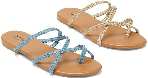 Flip Flops Ana Strappy Braided Thong Solo 359 Reg 24