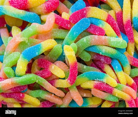 Juicy Colorful Jelly Sweets Gummy Candies Snakes Snake Jelly Candies