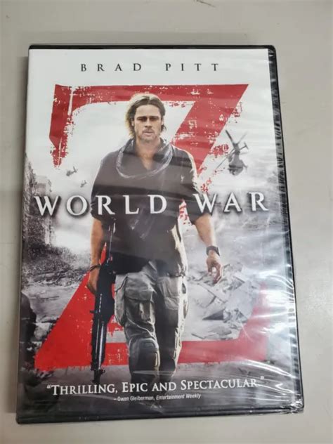 World War Z Dvd Brad Pitt Mireille Enos Daniella Kertesz New
