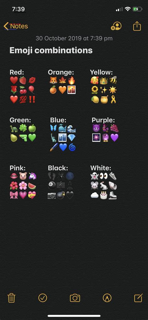 Aesthetic Emoji Combinations For Snapchat