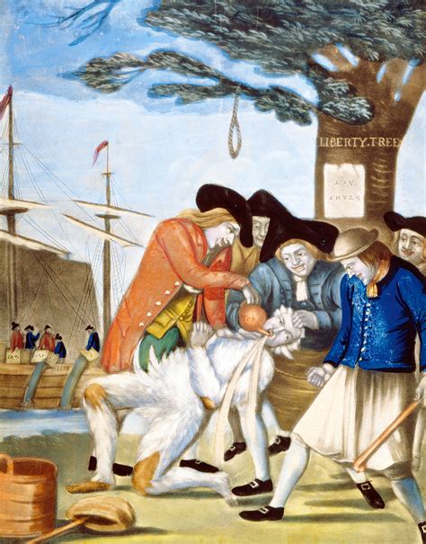 Crimes And Punishments The Bostonians Paying The Excise Man Or Tarring And Feathering Lapham