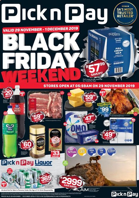 What Store Made The Most Money On Black Friday - Pick N Pay Specials Black Friday Weekend 29 November 2019