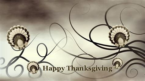 Four Turkeys In Swirl Background Hd Thanksgiving Wallpapers Hd