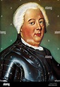 Frederick William I of Prussia (Friedrich Wilhelm I). Portrait of the ...