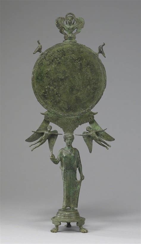 Caryatid Mirror With Aphrodite Ca 460 BCE Ancient Greek Art