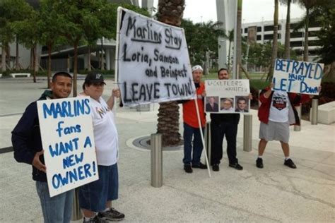 Angry Marlins Fans Staged A Protest And Only Five People Showed Up