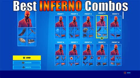 25 Best Inferno Skin Combos Fortnite Battle Royale Youtube