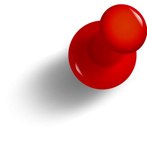 Red Push Pin Clipart Free Download On Clipartmag Riset
