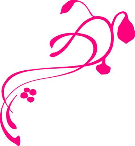 Pink Vine Clip Art At Vector Clip Art Online Royalty Free