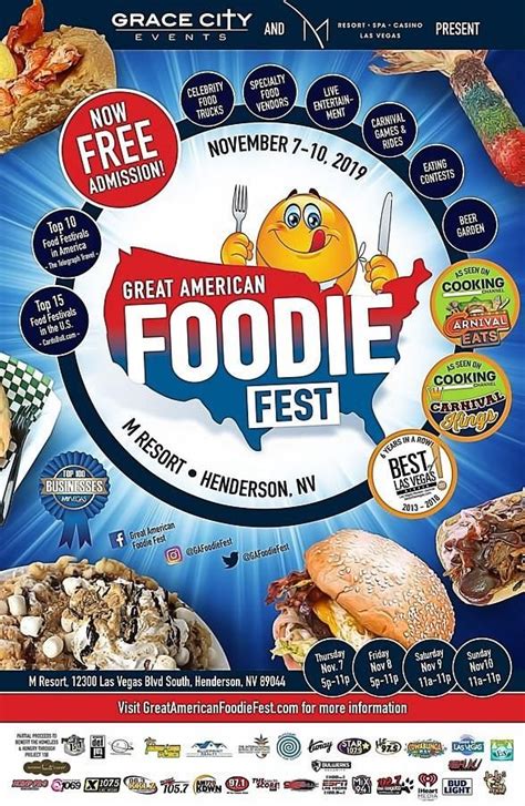 Great American Foodie Fest Makes Its Debut At The M Resort Spa And