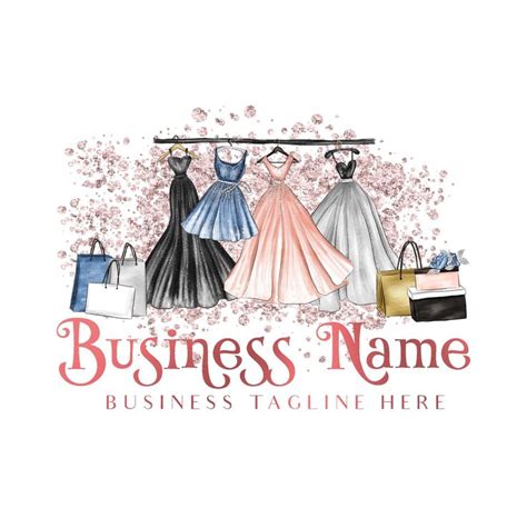 Boutique Logo Online Boutique Logo Fashion Logo Dresses Etsy Boutique Logo Design Boutique