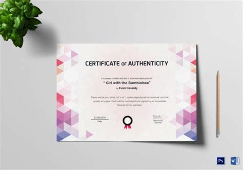 Painting Certificate 12 Word Psd Ai Indesign Format Download