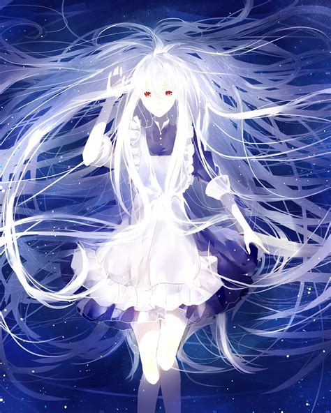 Anime characters with exotic hair colors are one of the many things that make japanese anime different from the western counterpart. Kozakura Mary, Anime Girls, Kagerou Project, White Hair ...
