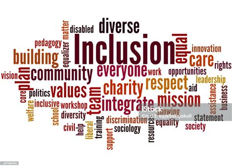 Inclusion Word Cloud Concept Stock Illustration Download Image Now