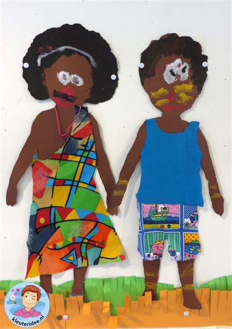 Afrikaanse Kinderen Knutselenkleuteridee Thema Afrika 6