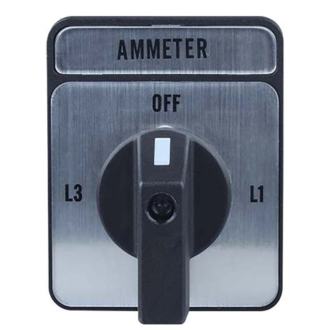 Lh33 Current Panel Ammeter Selector Switch Rayleigh Instruments