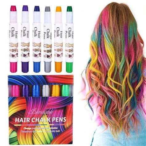 How To Color Your Hair Using Chalk Hairchalking Forfunexperiences