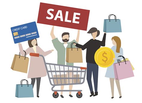 People Shopping Concept Illustration Download Free Vectors Clipart