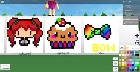 Roblox Pixel Art Easy