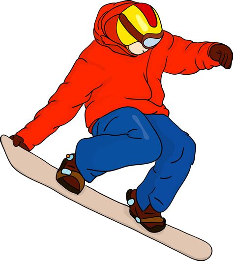 Snowboarder Drawing Cartoon - Cartoon Snowboarder Clipart - Full Size Clipart (#716829) - PinClipart