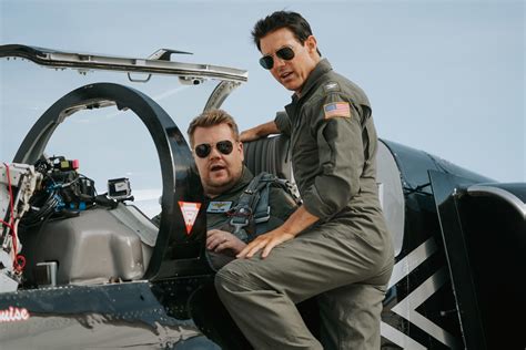 Tom Cruise Takes James Corden On Terrifying Flights Ahead Of Top Gun Maverick Release