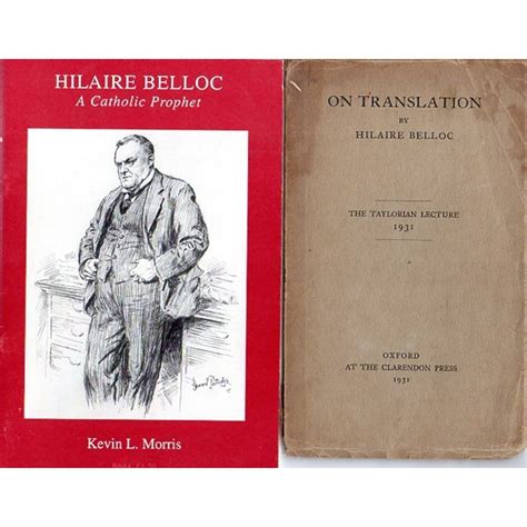 2 Hilaire Belloc Related Pamphlets Bellocs On Translation
