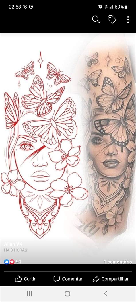Unique Half Sleeve Tattoos Floral Back Tattoos Half Sleeve Tattoos