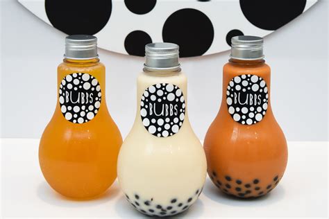 The general perception of bubble tea is that it's not very bubble tea is traditionally made by brewing a huge amount of tea in the morning and keeping it throughout the day. Bubbs - Bubble Tea In Light Bulbs Bottles Brightened Up ...