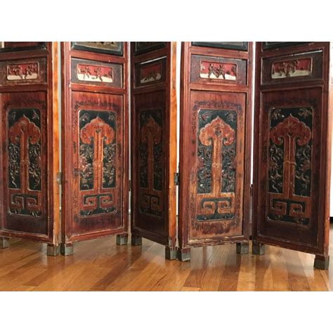 Saw something that caught your attention? Antique Chinese Screen / Room Divider | Chairish