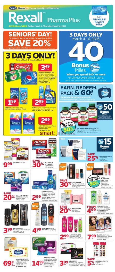 Rexall Pharmaplus On Flyer March 4 To 10