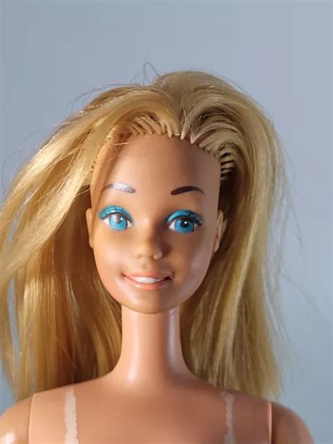 Vintage Mattel Sun Lovin Malibu Barbie Original Suit Tan