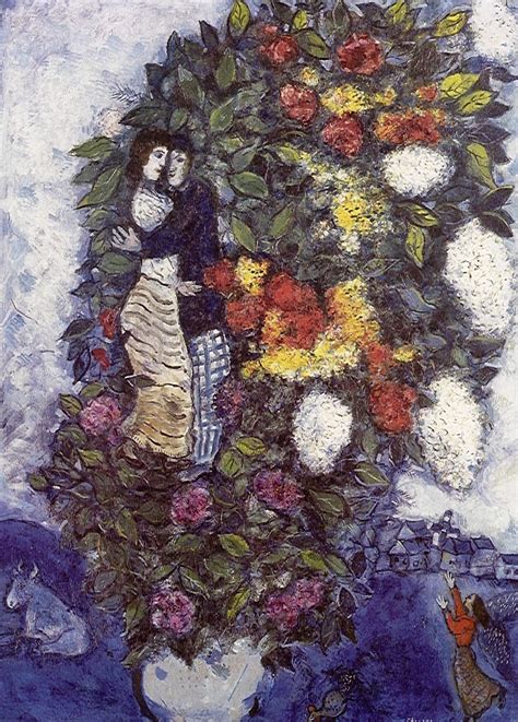 Marc Chagalls Bouquet Of Flowers Chagall Paintings Marc Chagall