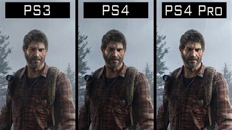 The Last Of Us Ps3 Vs Ps4 Vs Ps4 Pro Graphics Comparison Youtube