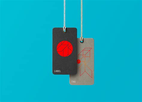 Download Free Hanging Clothing Tag Mockup PSD - Good Mockups