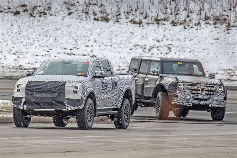 2023 Ford Ranger Raptor Photos Reveal Us Version Testing With Bronco