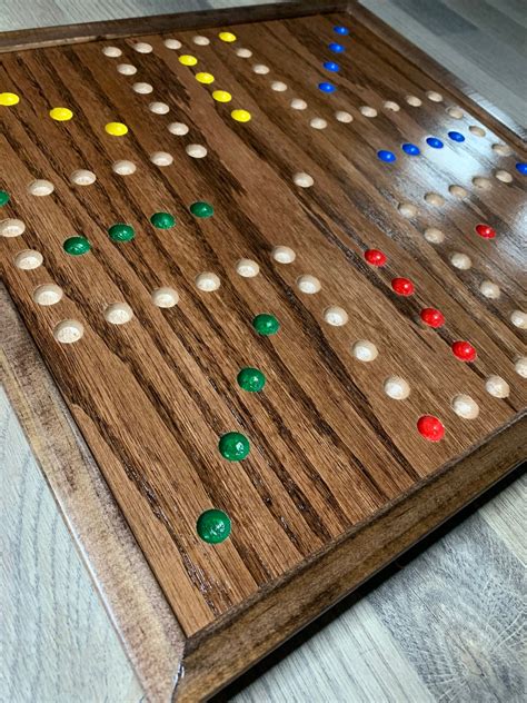 Wahoo Game Board With Marbles Old Fashioned Game Board Wahoo Etsy
