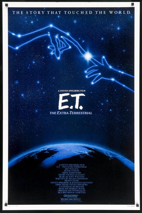 Et The Extra Terrestrial 1982 Original One Sheet Movie Poster