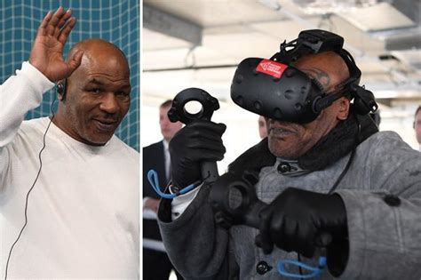 Heavyweight Legend Mike Tyson Dons Virtual Reality Glasses On Visit To Russian Martial Arts