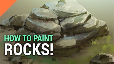 How To Paint Rocks In Photoshop Youtube