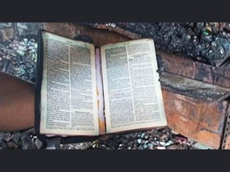 Employees Find Unscathed Bible After Fire Burned Warehouse For 12 Hours
