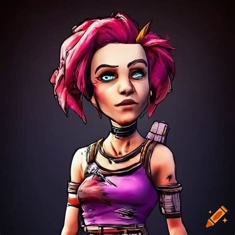 Cosplay Of Tiny Tina From Borderlands Series On Craiyon