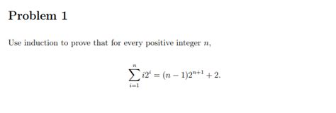 Solved Problem Use Induction To Prove That For Every Chegg Hot Sex
