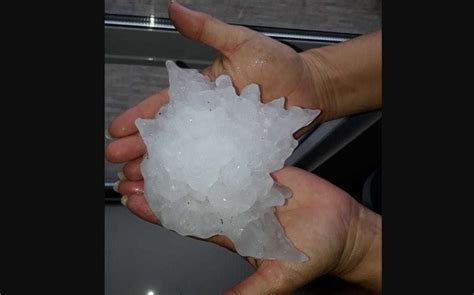 Giant Hail Pummeled An Argentine City Thursday Possibly A Southern