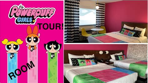 Cartoon Network Hotel Powerpuff Girls Room Tour In Lancaster