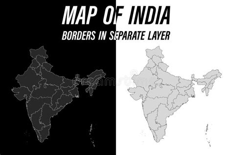 India Map Border Line