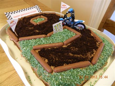 Top 10 best dirt bike track cake ideas on the market. Dirt Bike Track cake I made for Ethan's 9th birthday. He ...