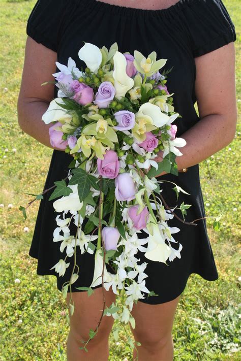 Beautiful Orchid Wedding Bouquets