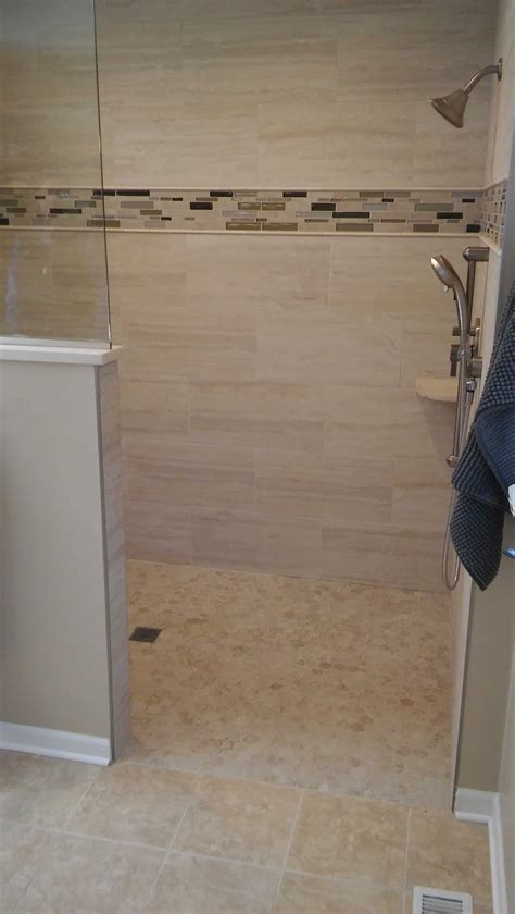 Roll In Shower Naperville Il Accessible Shower Tub To Shower