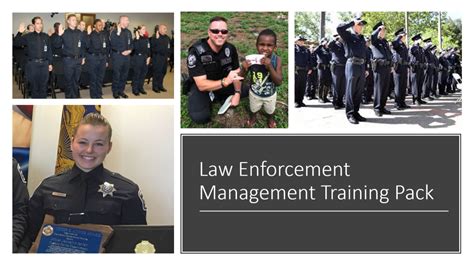 Law Enforcement Management Training Pack The Team Builder Leadership